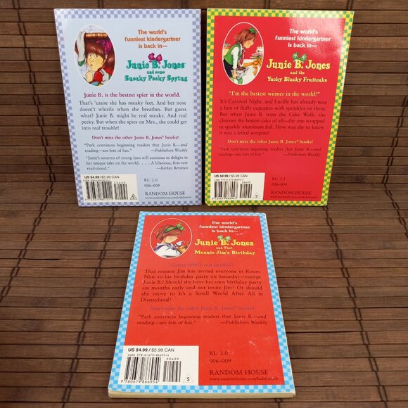 Lot 17 Junie B Jones Series Barbara Park 1-17 PB Book Set RL 2 - Picture 6 of 13